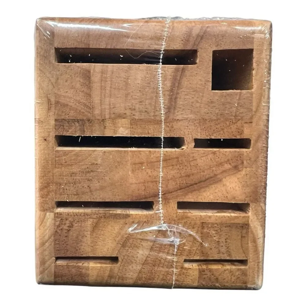 Wüsthof 9-Slot Knife Block – Rubberwood (New in Packaging) BX-11 / #7250-1 Wood